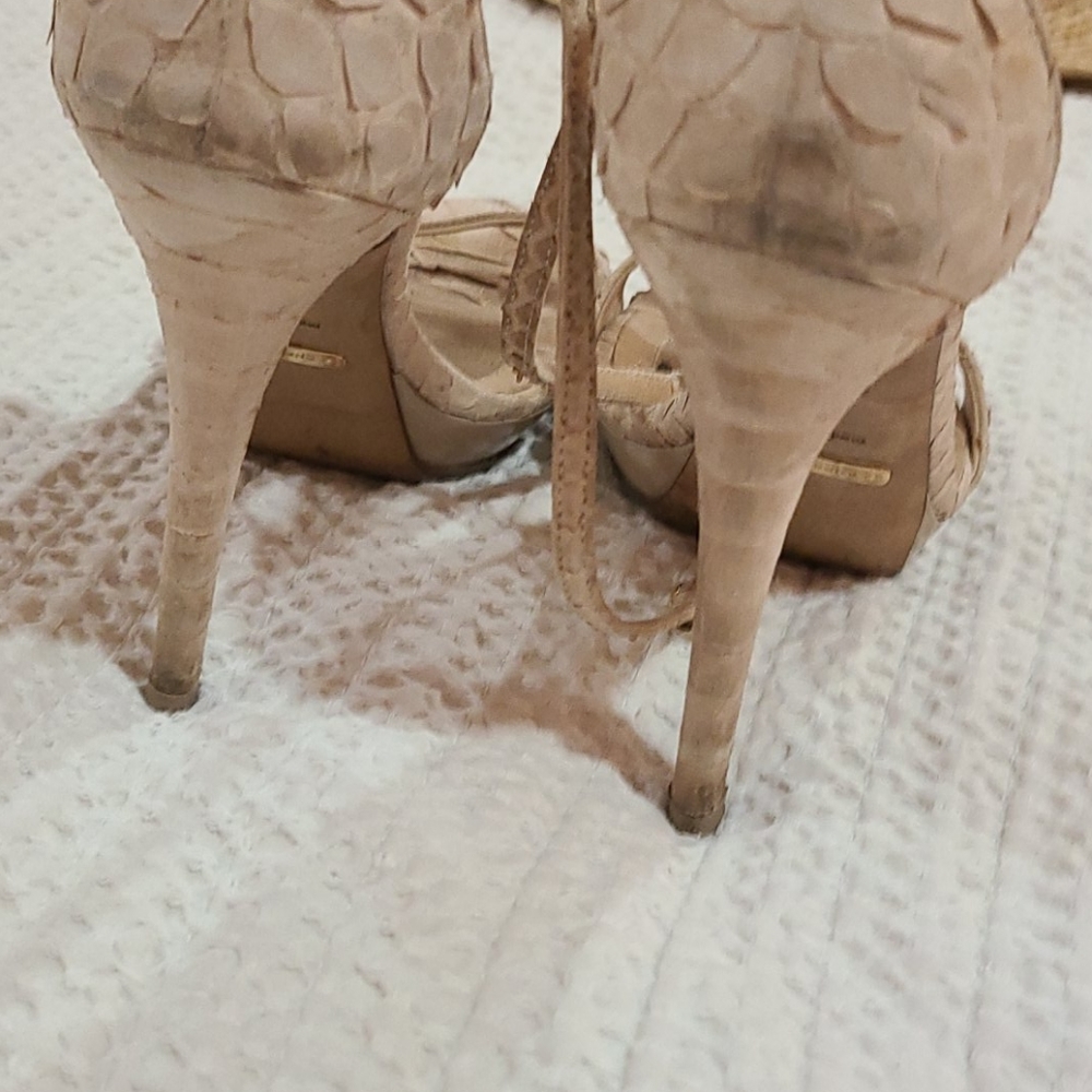 Burberry Python Platform Sandal - image 7